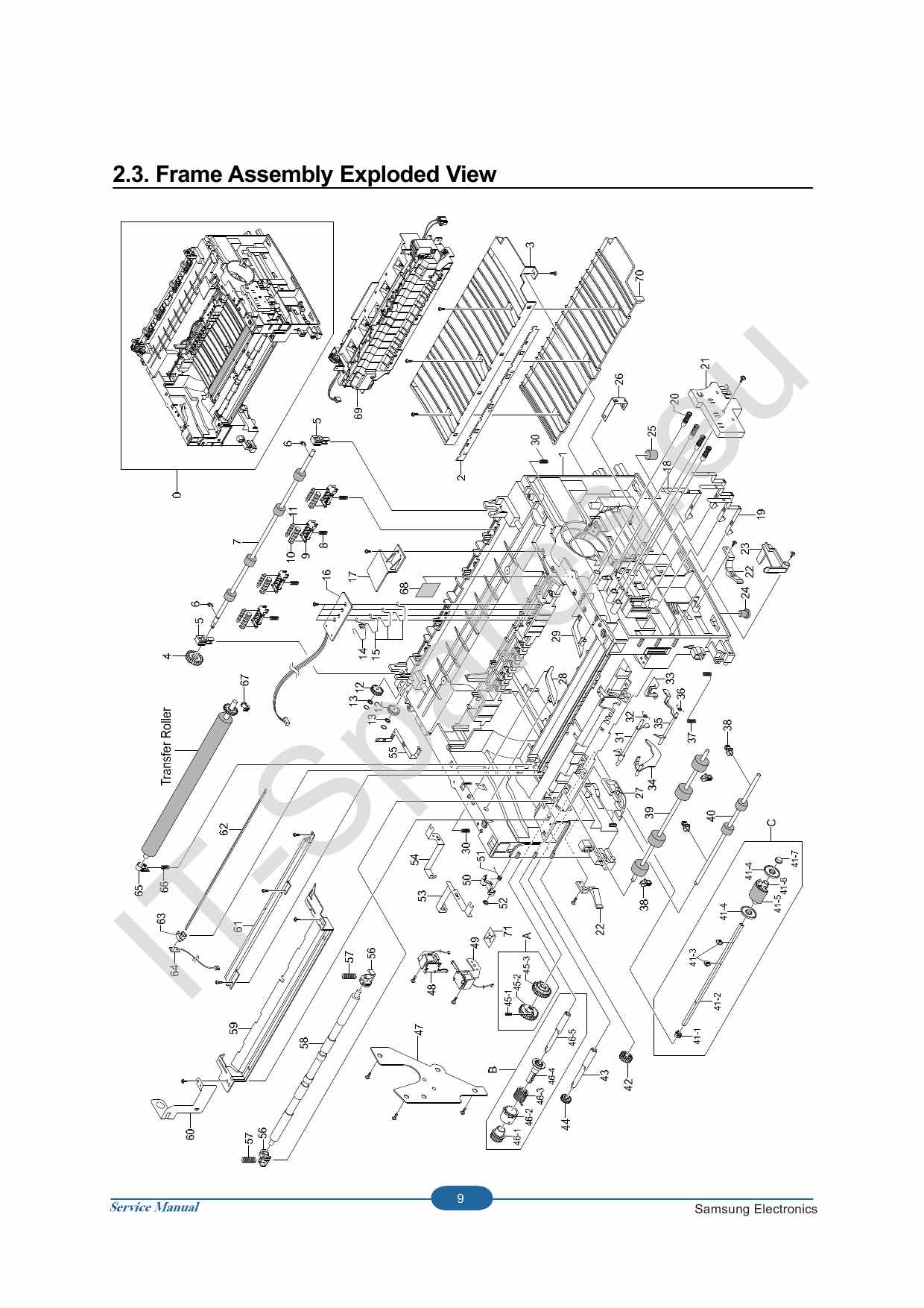 Samsung Digital-Laser-MFP SCX-4300 Parts Manual-4